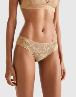 underwear in lace and microfiber