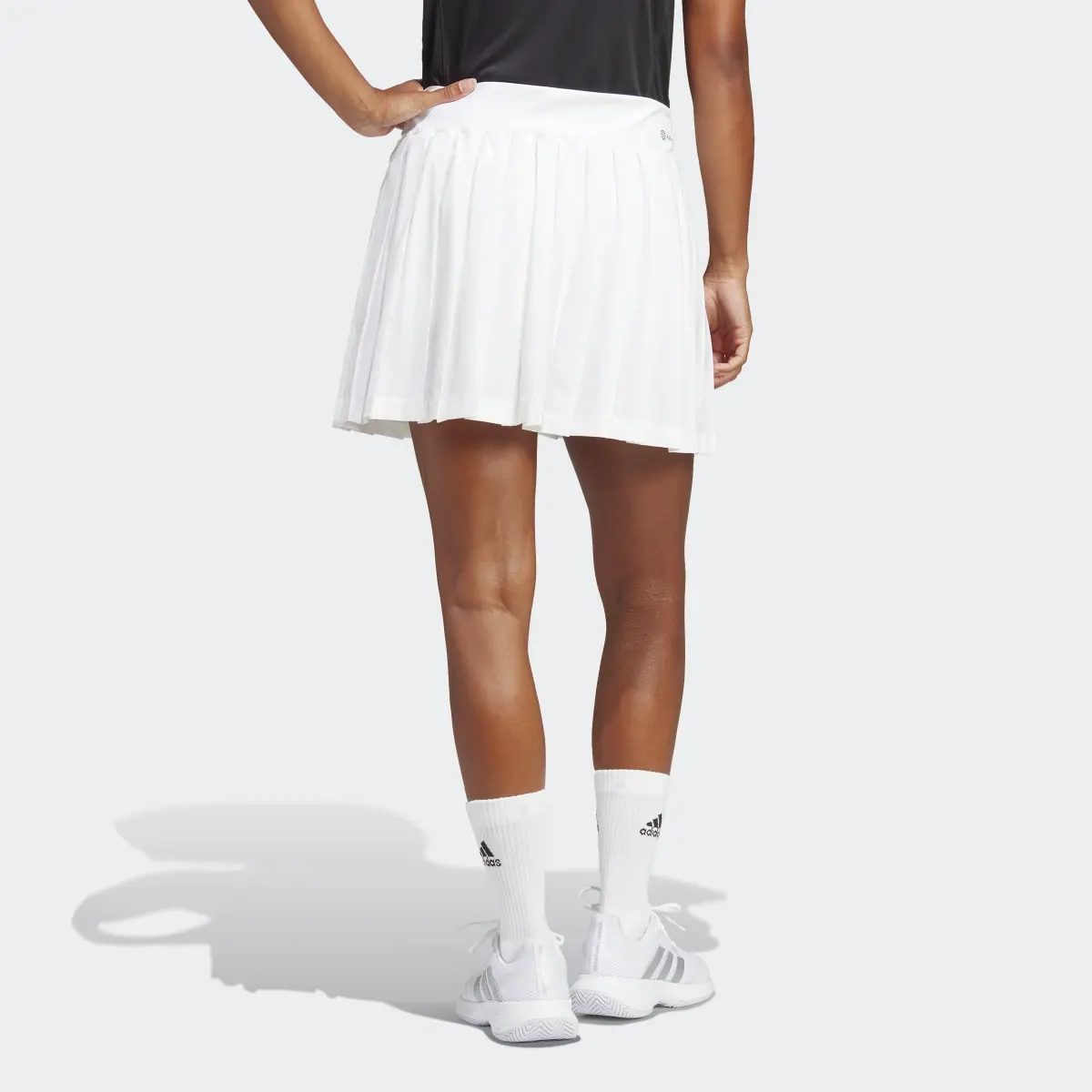 Adidas Clubhouse Premium Classic Tennis Pleated Skirt. 2