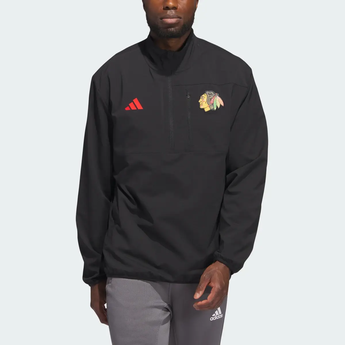 Adidas Blackhawks Fleece Top. 1