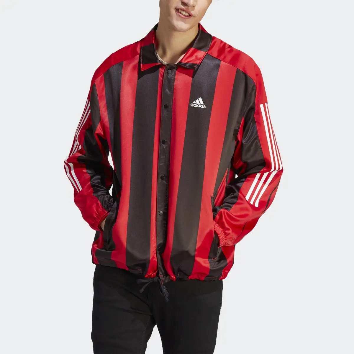 Adidas Satin Coaches Jacket. 1