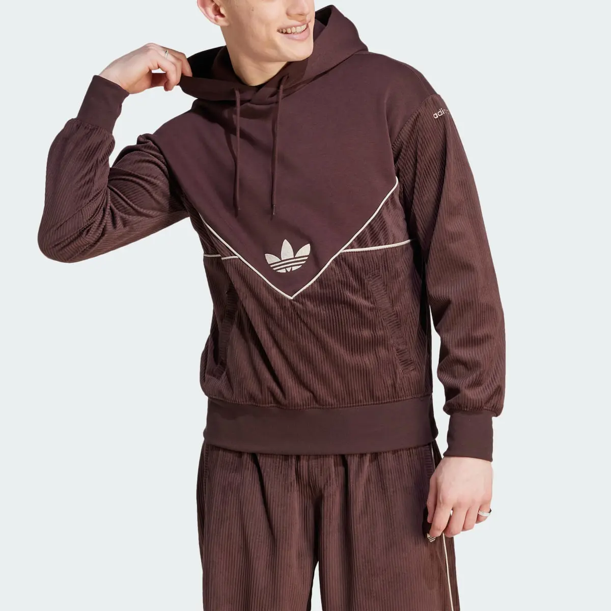 Adidas Adicolor Seasonal Corduroy Hoodie. 1