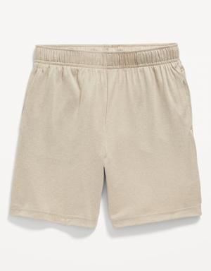 Cloud 94 Soft Go-Dry Cool Performance Shorts for Boys (Above Knee) beige
