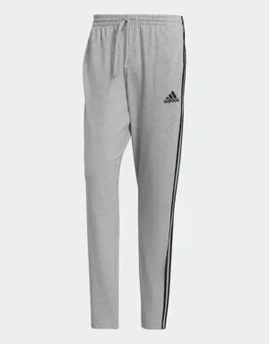 Adidas Pantalon Essentials Single Jersey Tapered Open Hem 3-Stripes