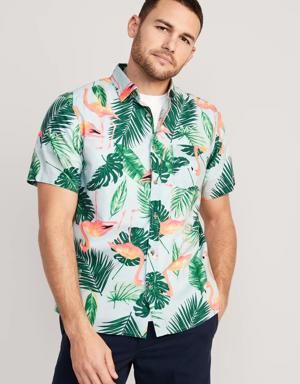 Old Navy Everyday Short-Sleeve Shirt for Men multi