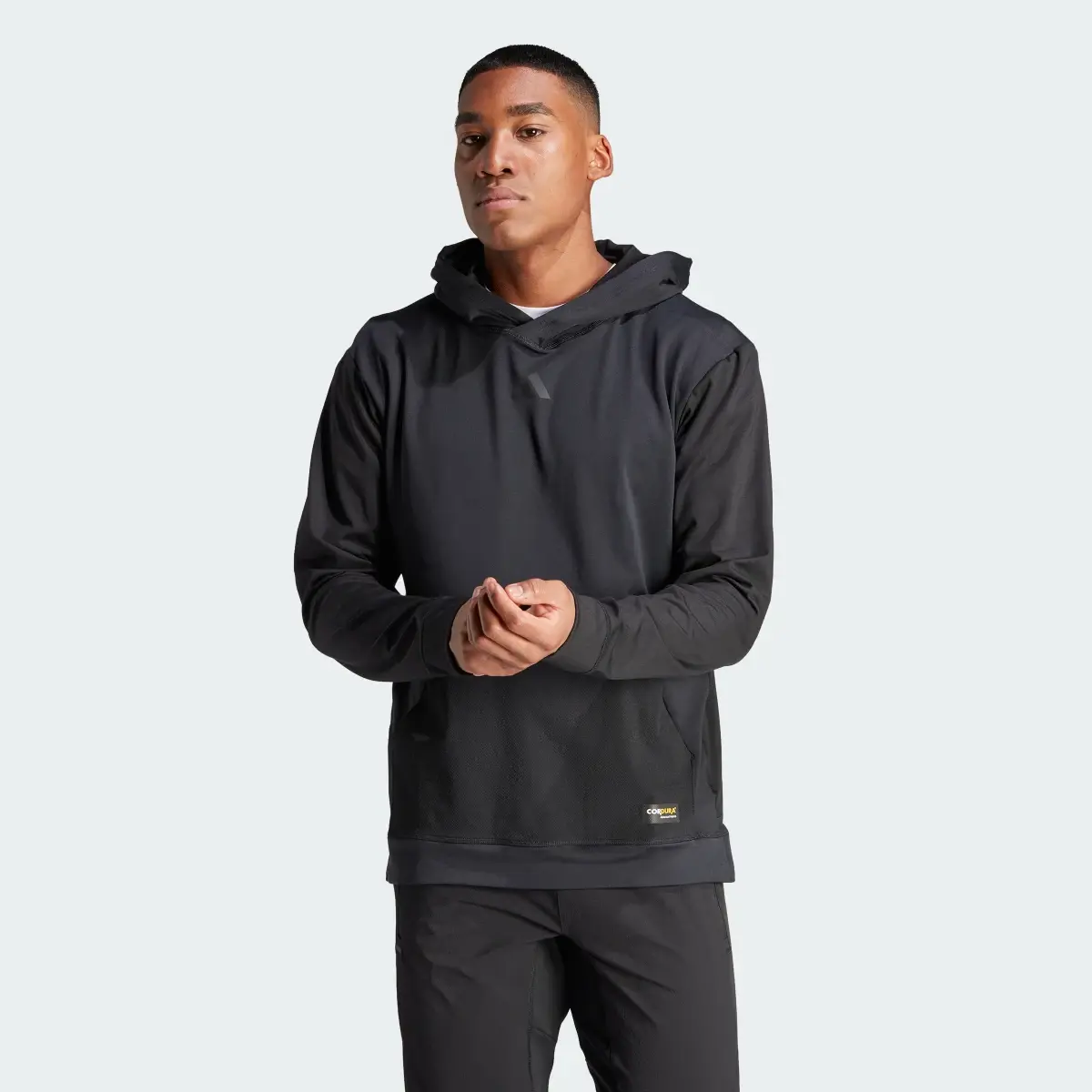 Adidas CORDURA Workout Hoodie. 2