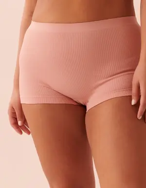 Seamless Ribbed Boyleg Panty