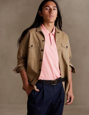 Banana Republic Luxury-Touch Polo pink