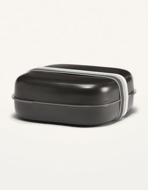 Hip&#174 Compact Plastic Bento Box black