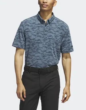 Adidas Go-To Printed Golf Polo Shirt