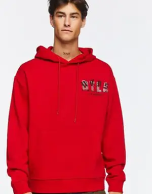Forever 21 WCDS Rhinestone Graphic Hoodie Red/Multi