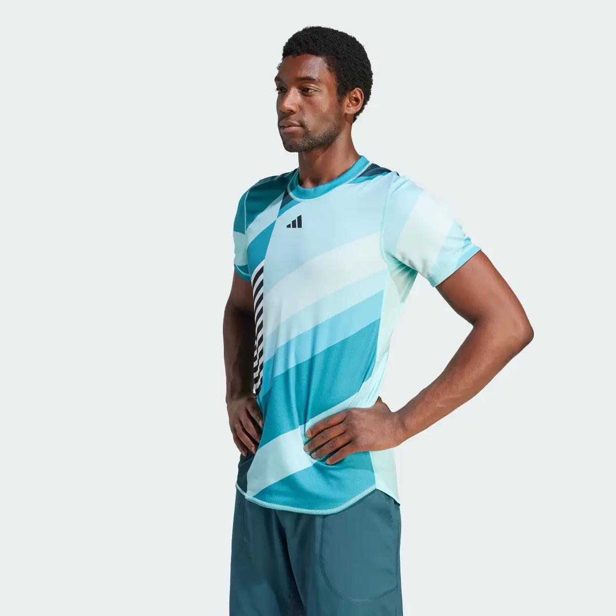 Adidas Tennis Reversible AEROREADY FreeLift Pro T-Shirt. 2