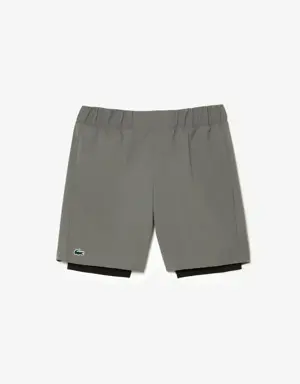 Lacoste Men’s Two-Tone SPORT Lined Shorts
