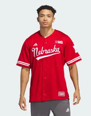 Nebraska Reverse Retro Replica Baseball Jersey