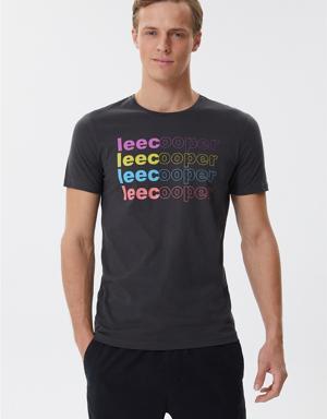 Bert Erkek Bisiklet Yaka T-Shirt Antrasit