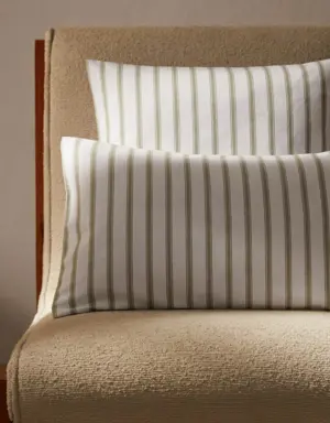 Stripes cotton cushion case 30x50cm