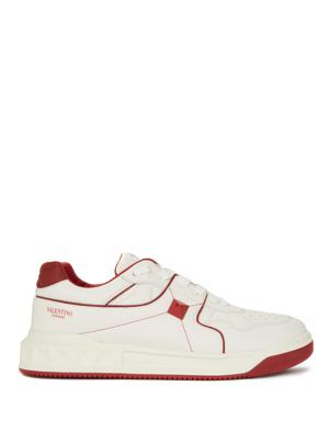 One Stud Beyaz Erkek Deri Sneaker