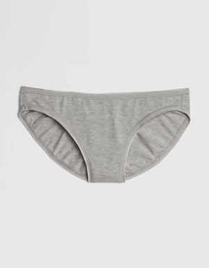 Stretch Cotton Bikini gray