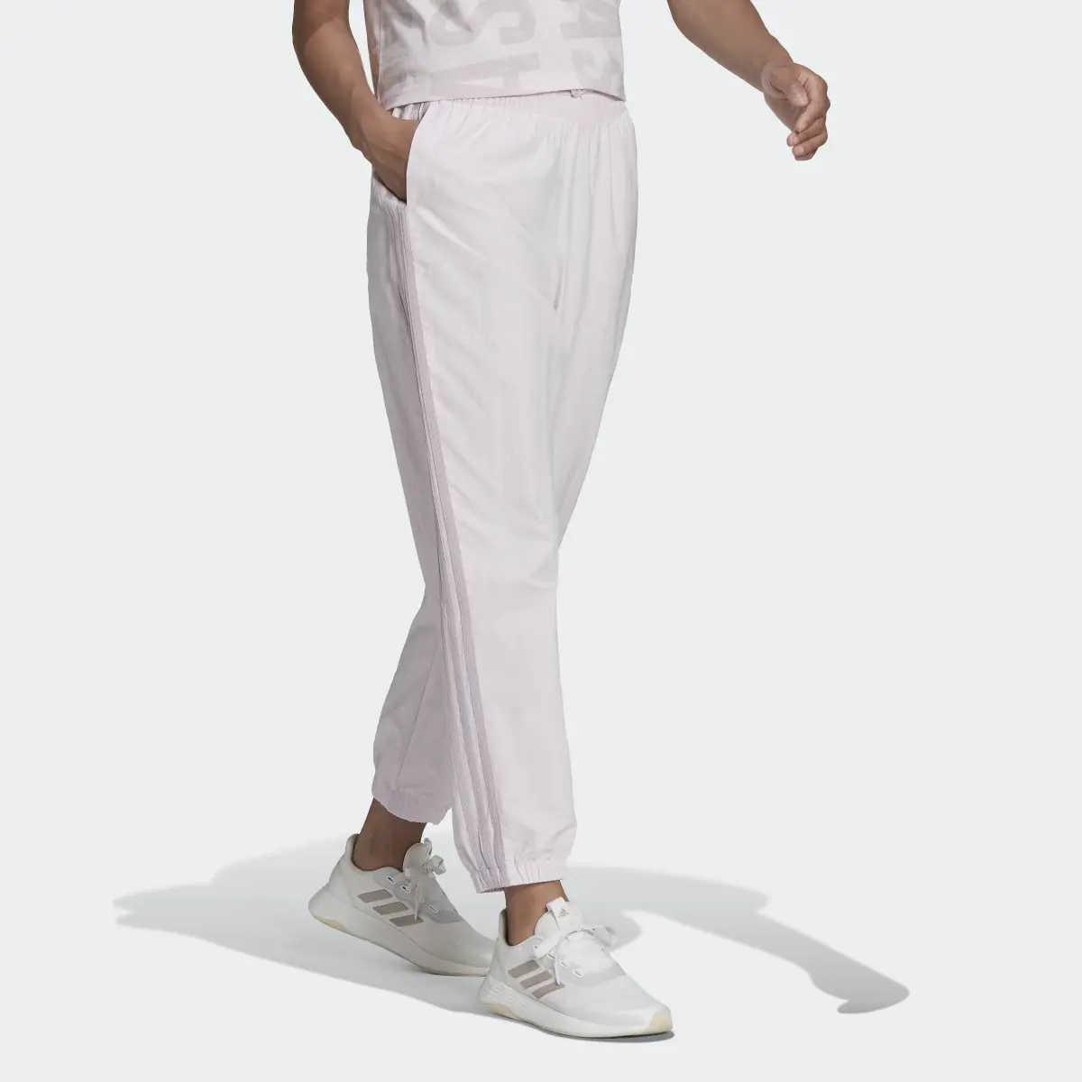 Adidas Pantalon 7/8 en toile Essentials 3-Stripes. 3