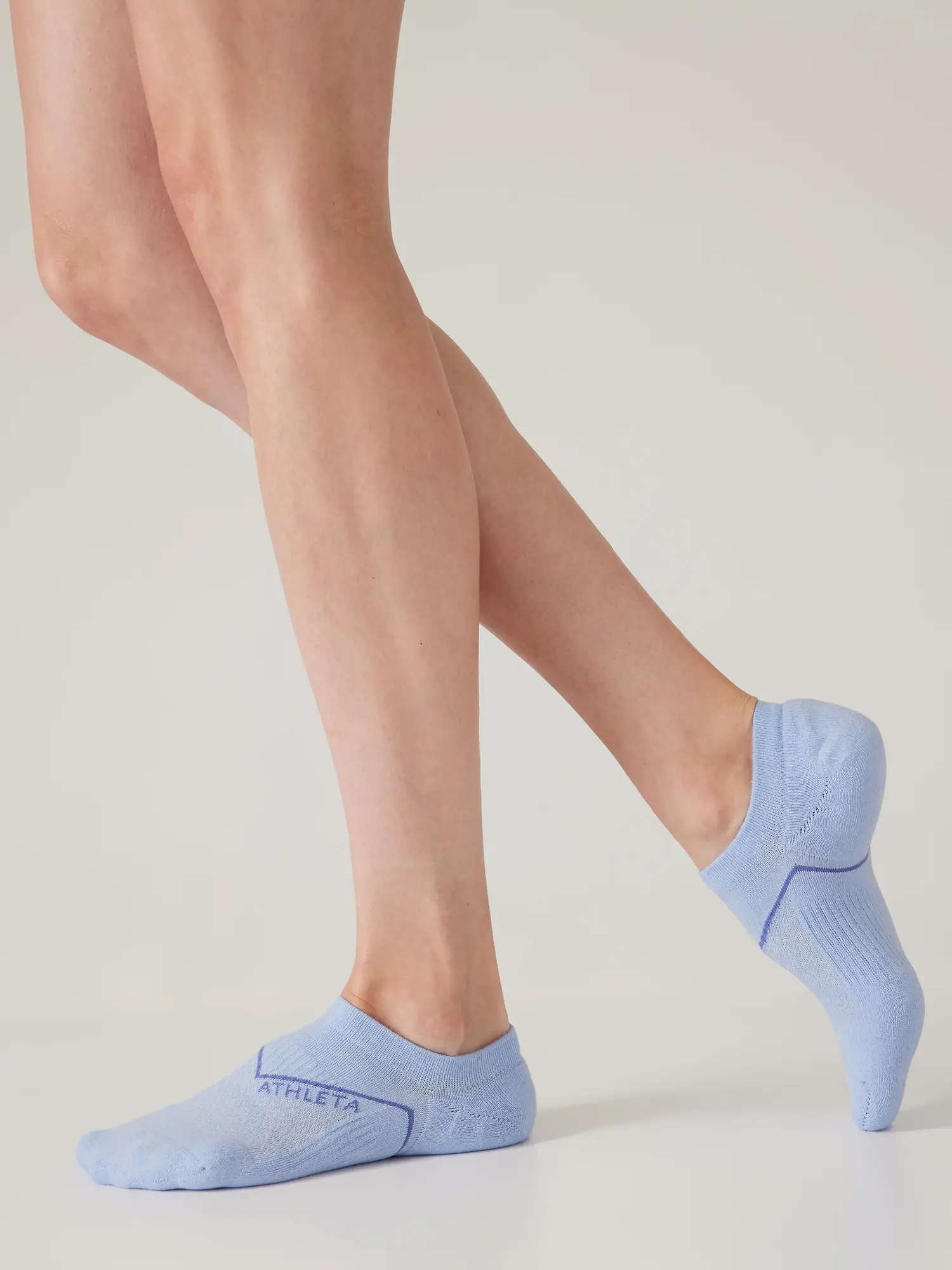 Athleta Everyday No Show Sock blue. 1