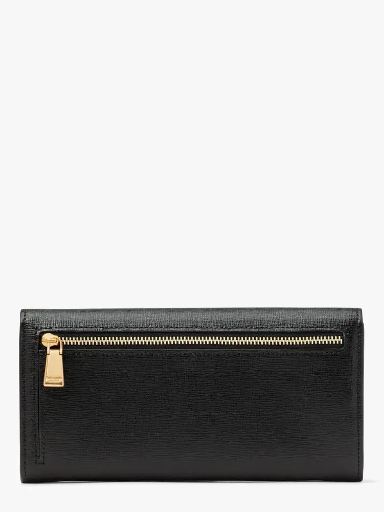 Kate Spade Morgan Bow Embellished Flap Continental Wallet. 3