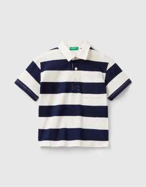 rugby polo with pocket