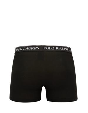 3lü Siyah Beli Logo Bantlı Boxer Seti