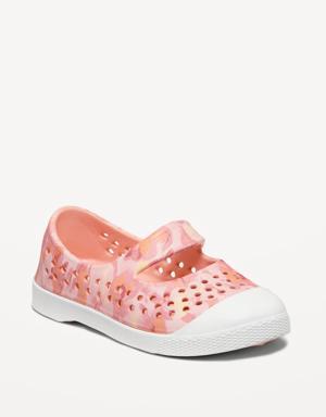 Cutout Mary-Jane Shoes for Toddler Girls (Partially Plant-Based) red