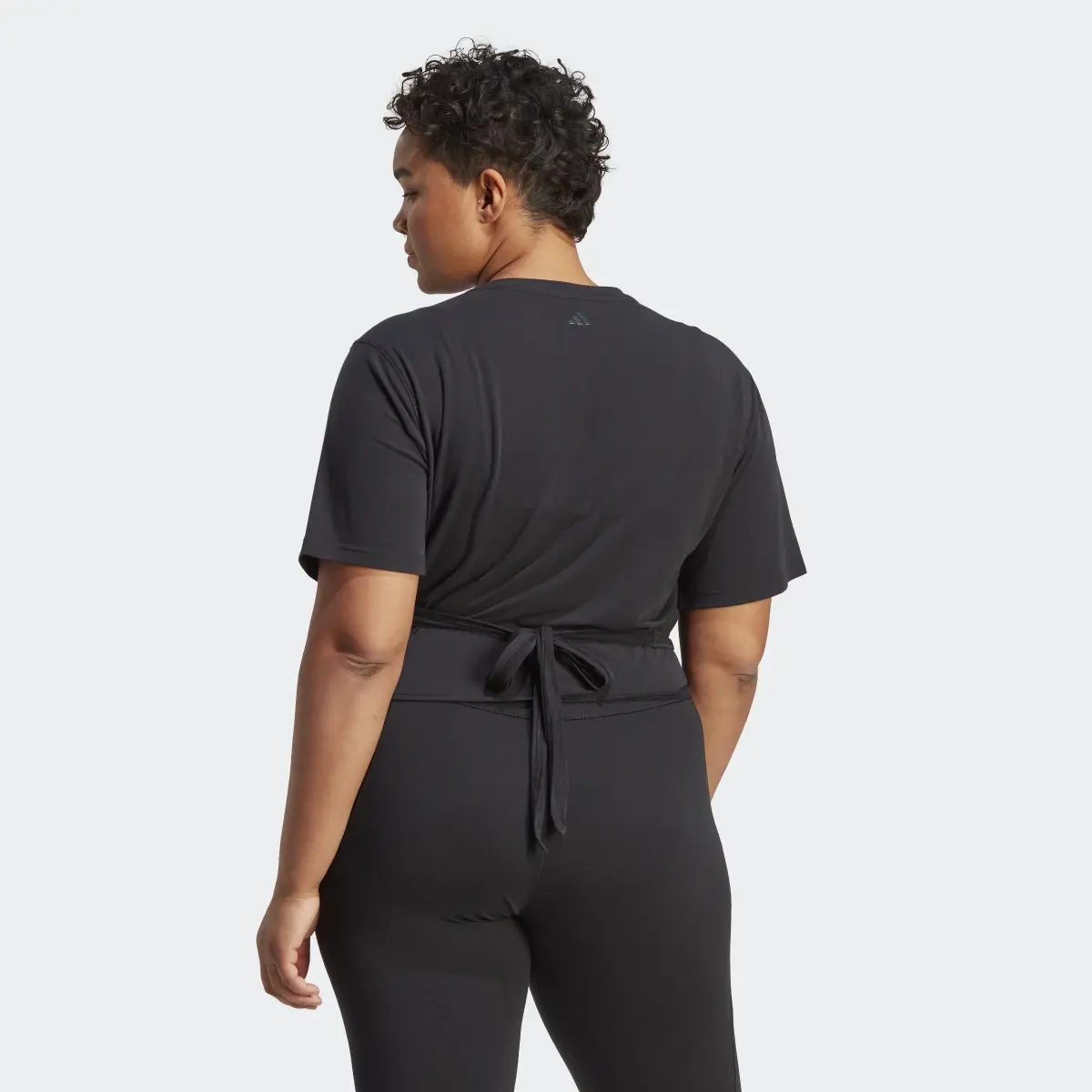 Adidas Yoga Studio Tee (Plus Size). 3