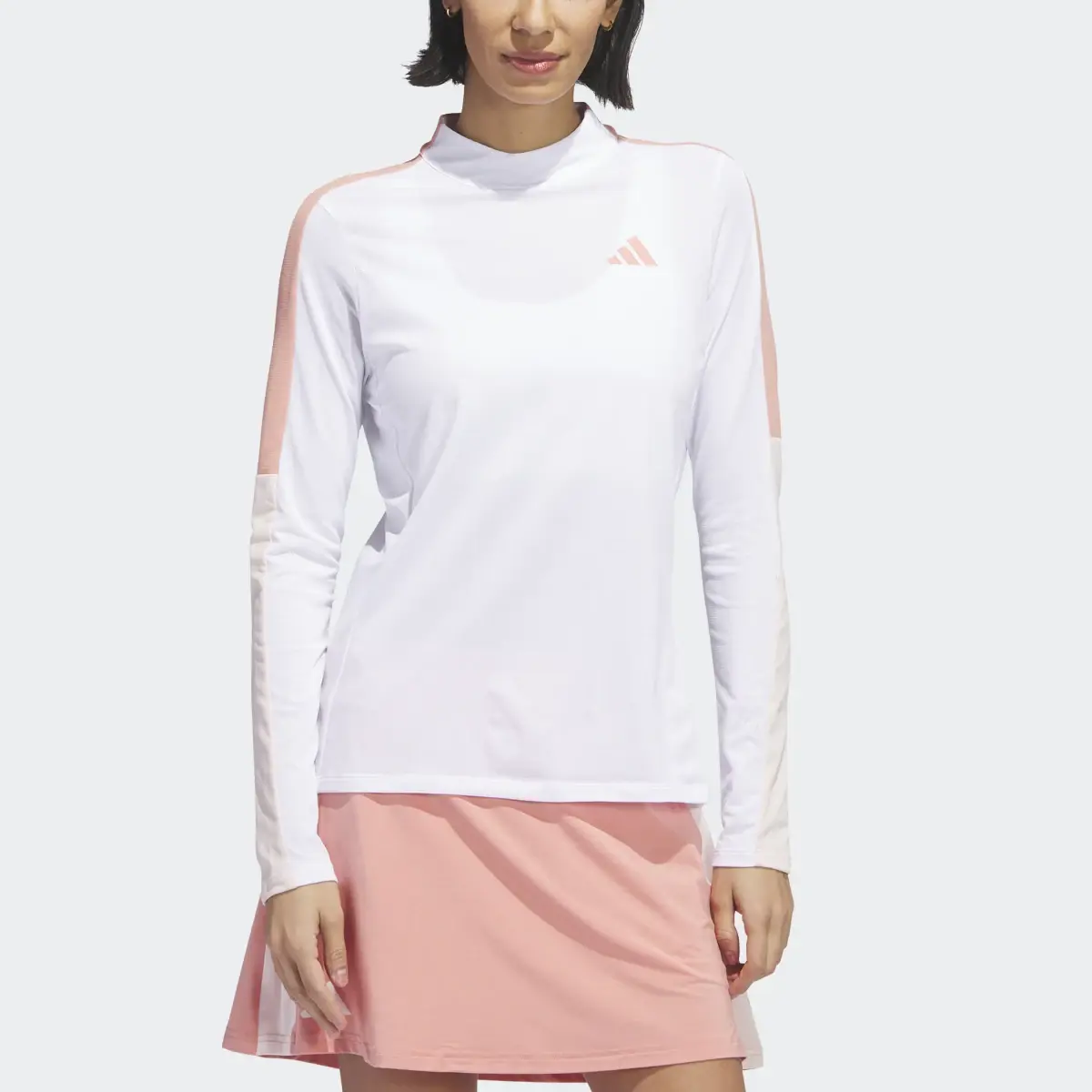 Adidas Made With Nature Mock Neck Long-Sleeve Top. 1