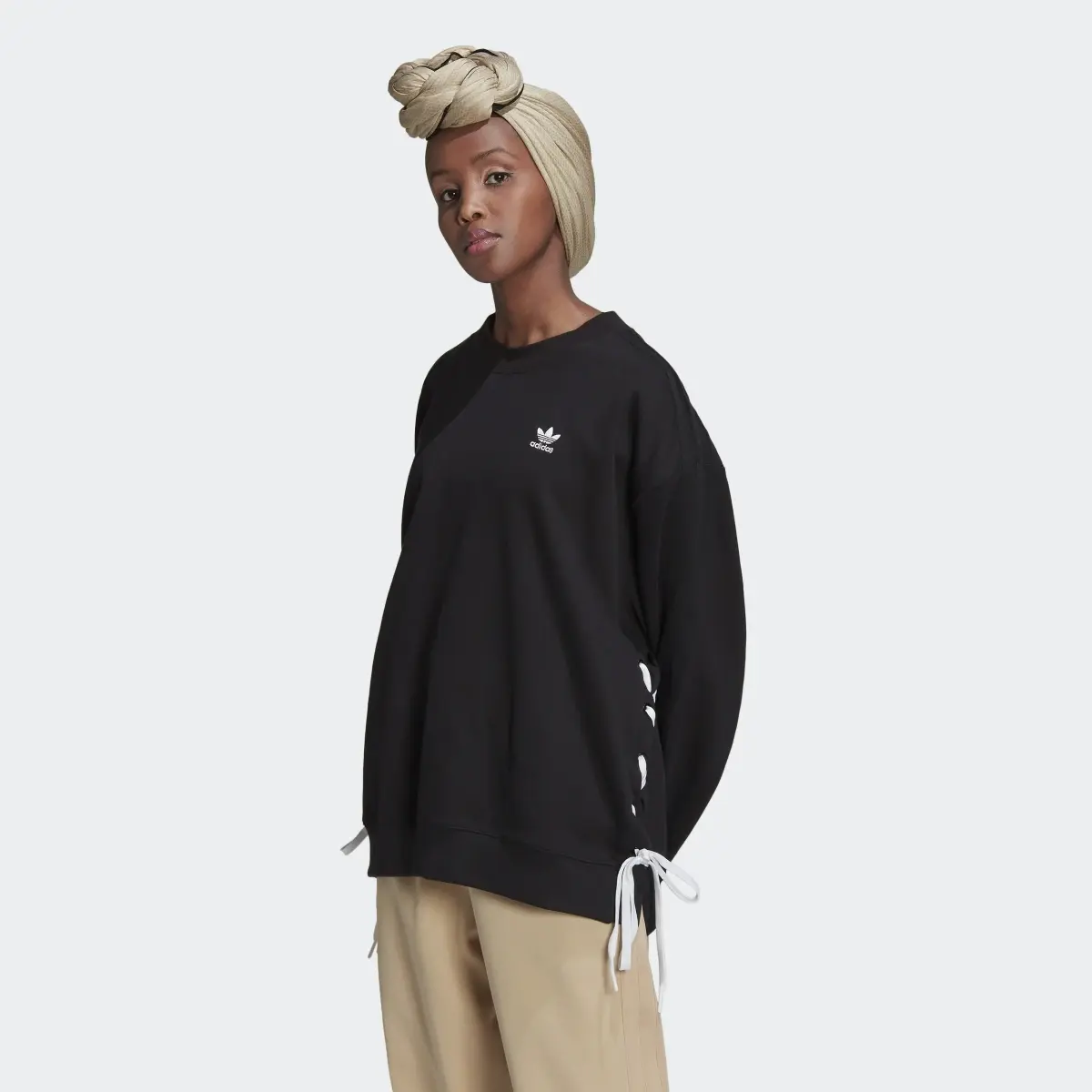 Adidas Always Original Laced Crew Sweatshirt. 2