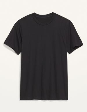 Crew-Neck T-Shirt for Men black