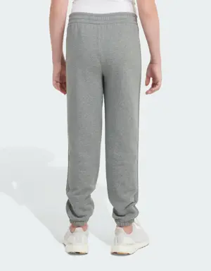 Elastic Waistband 3-Stripes Cotton Fleece Jogger