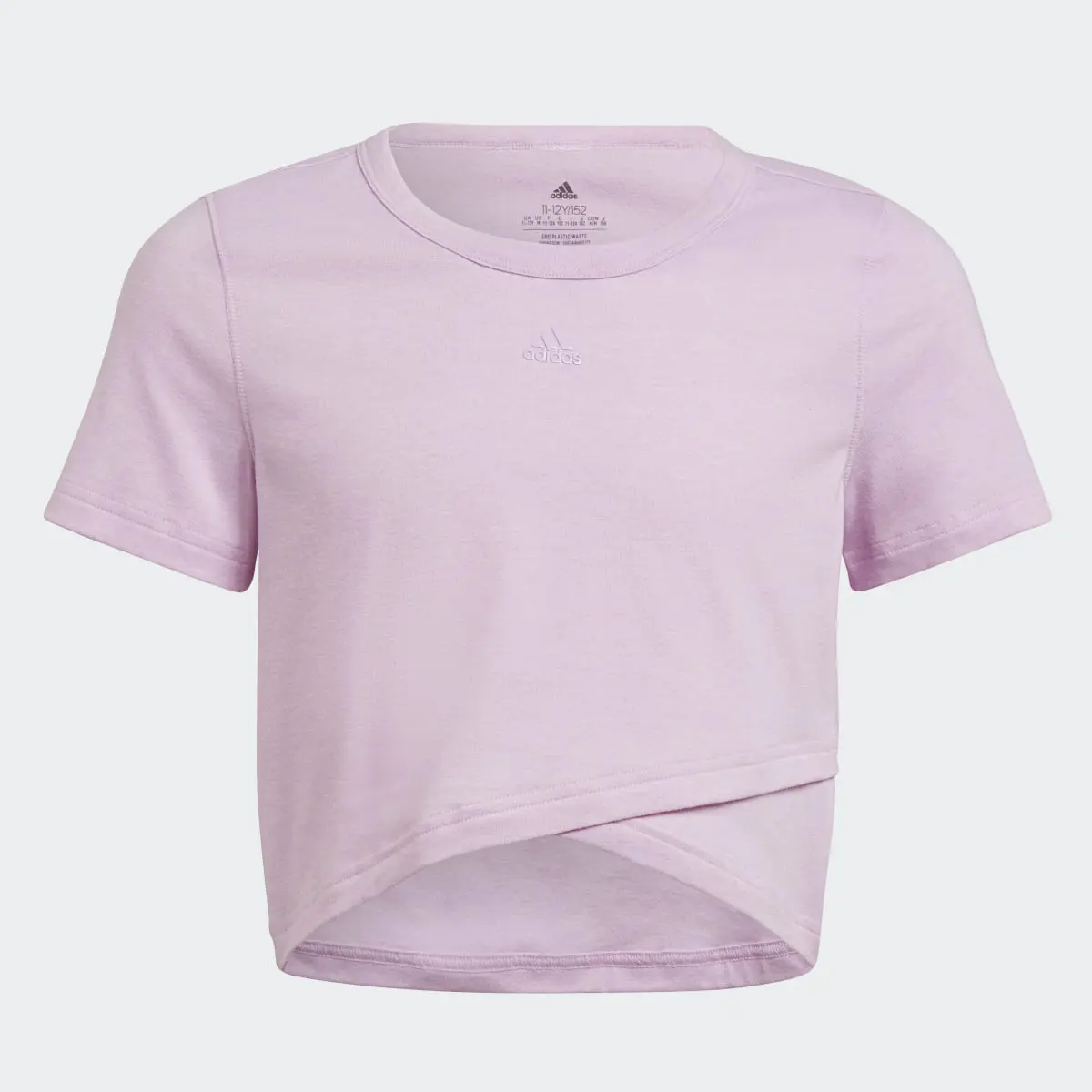 Adidas Playera Corta AEROREADY Yoga. 1