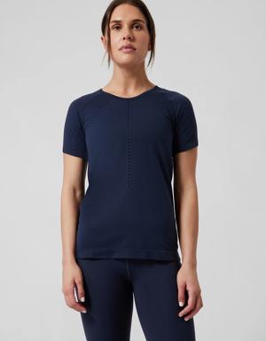 Foothill Seamless Tee blue