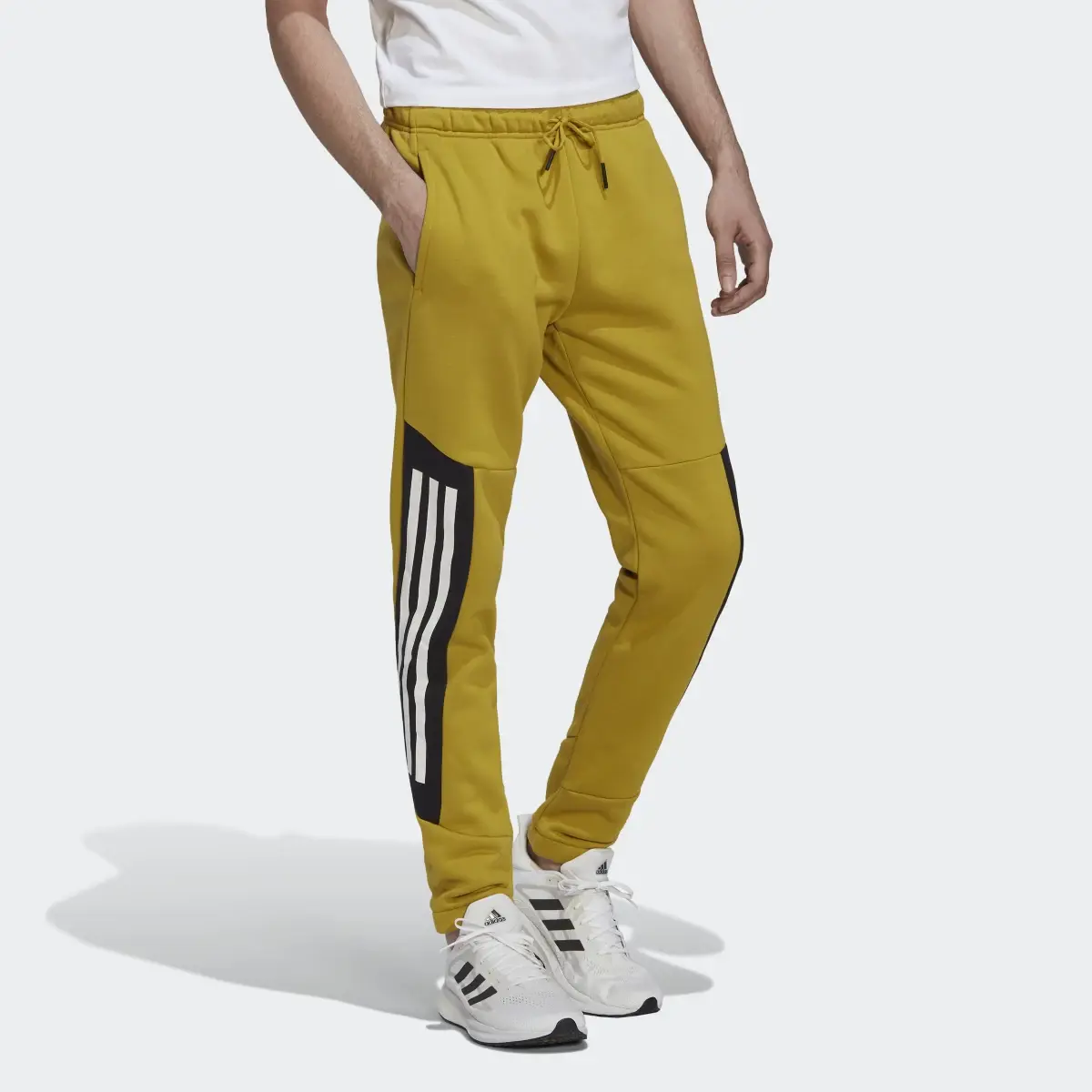 Adidas Future Icons 3-Stripes Fleece Pants. 3