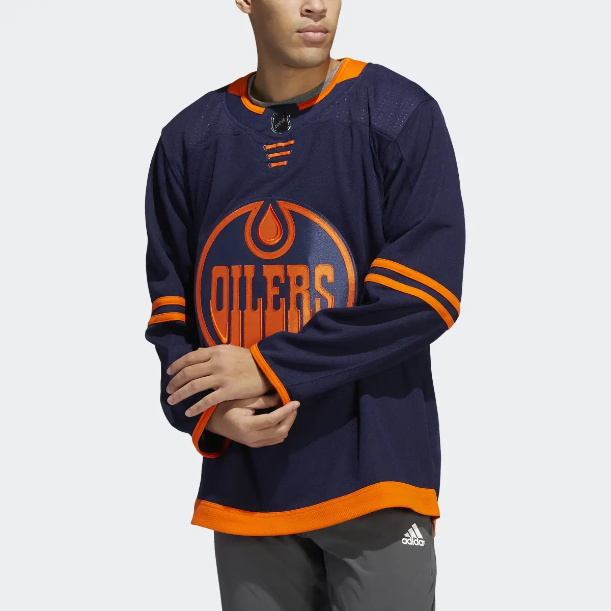 Adidas Oilers Third Authentic Pro Jersey. 1