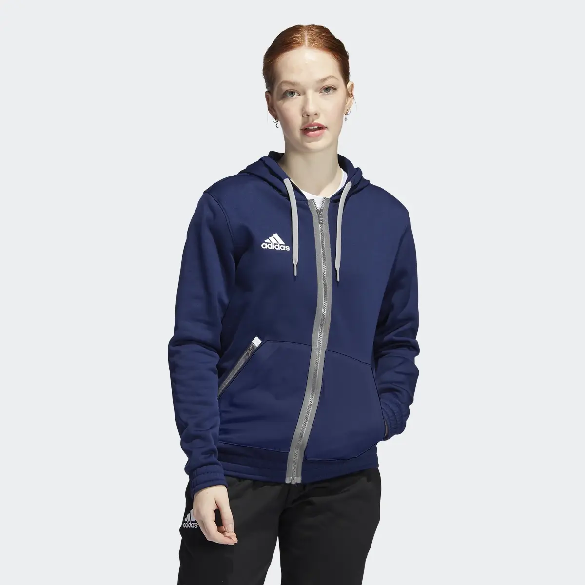 Adidas Team Issue Full-Zip Hoodie. 2