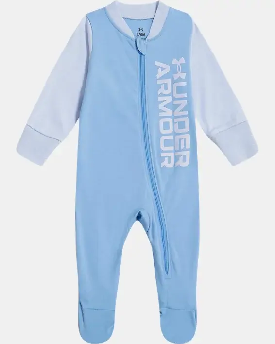 Under Armour Newborn Boys' UA Colorblock Coverall. 1