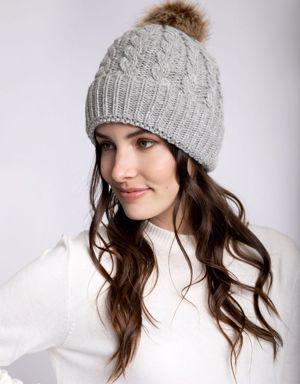 Grey - Cozy Lined Hat