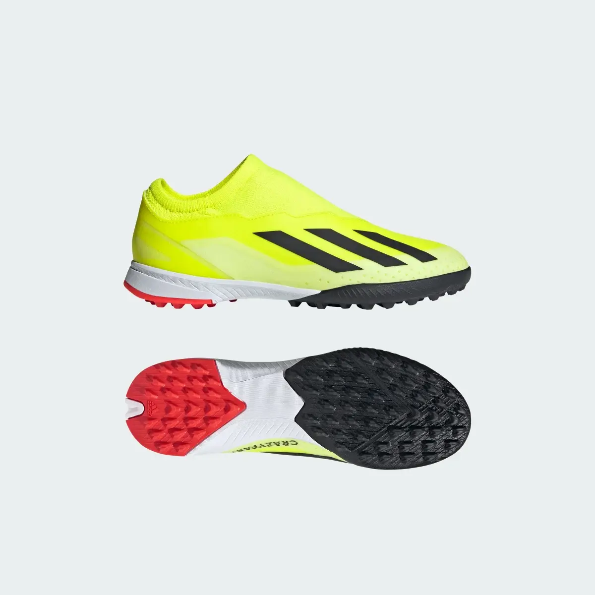Adidas X Crazyfast League Laceless Turf Boots. 1