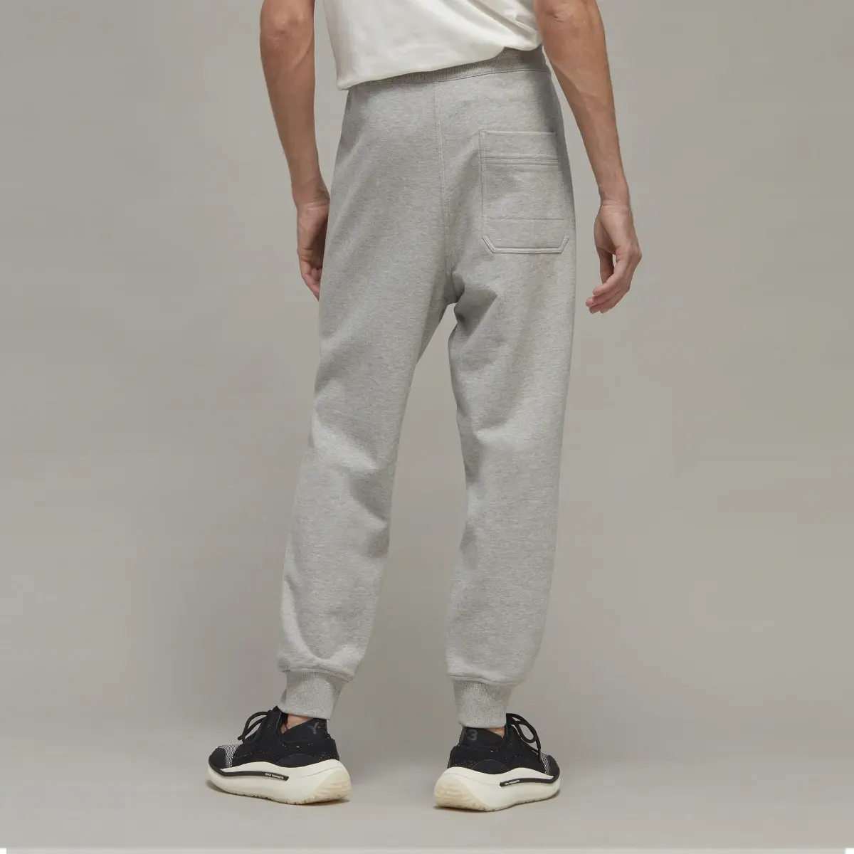 Adidas Y-3 Organic Cotton Terry Cuffed Pants. 3