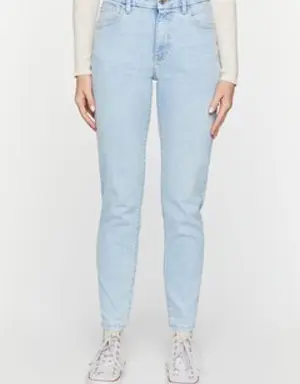 Forever 21 Recycled Cotton Skinny Jeans Light Denim