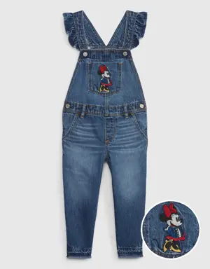 babyGap &#124 Disney Minnie Mouse Denim Overalls blue