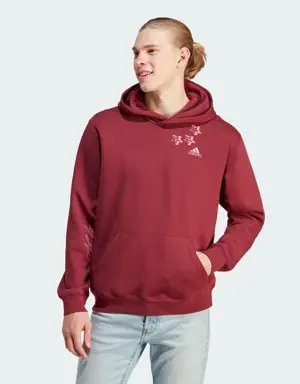 Scribble Fleece Hoodie