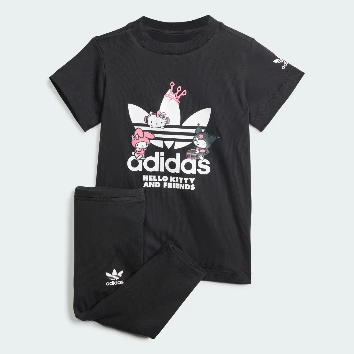 Adidas Conjunto de Vestido Playera y Mallas adidas Originals x Hello Kitty. 2