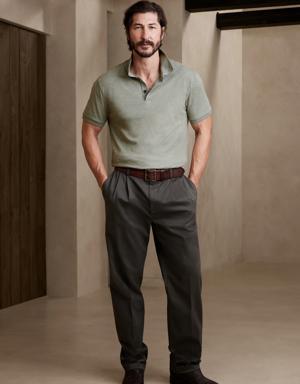 Banana Republic Luxury-Touch Polo green