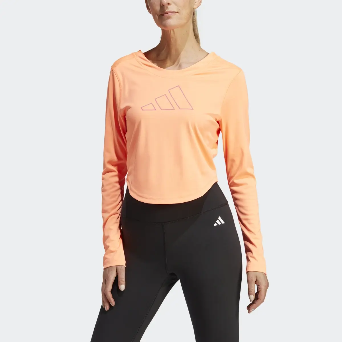 Adidas Hyperbright Training Long Sleeve Tee. 1