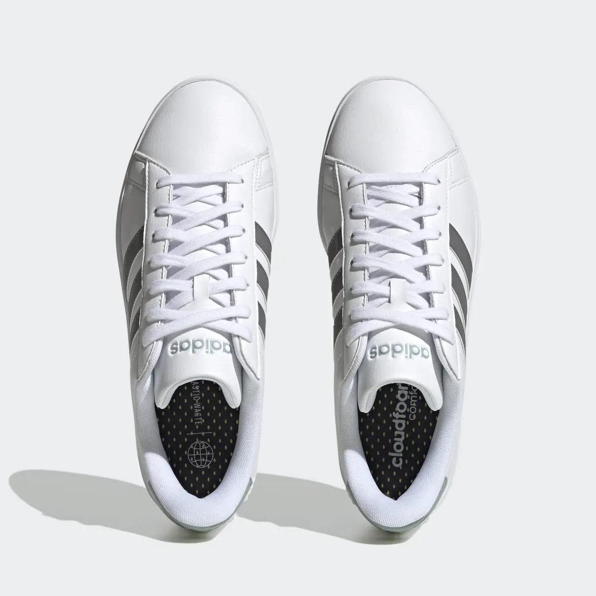 Adidas Grand Court Cloudfoam Lifestyle Court Comfort Superstar Shoes. 3