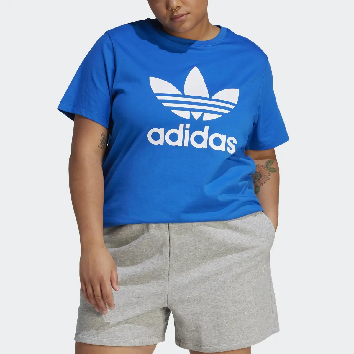 Adidas Adicolor Classics Trefoil Tee (Talla Grande). 1