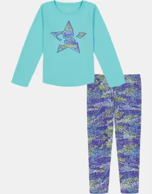 Infant Girls' UA Bandit Speckle Star Leggings Set